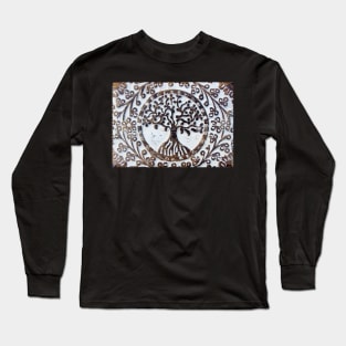 Tree of life Carving Long Sleeve T-Shirt